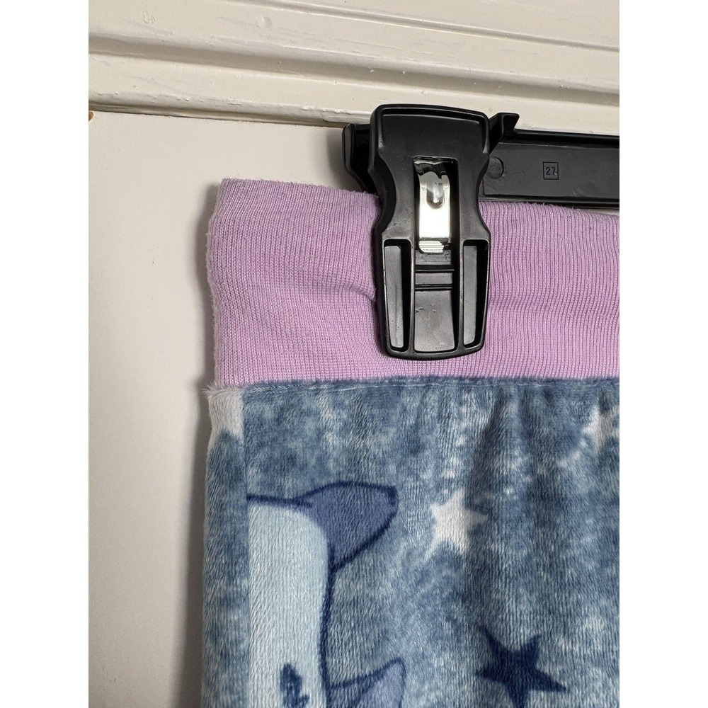 Disney‎ Stitch Pajama Pants Women Large Blue Fleece Star Print Lounge Bottoms - Picture 2 of 4